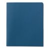 Smead Two Pocket File Folder 8-1/2 x 11", Blue, PK25 87852